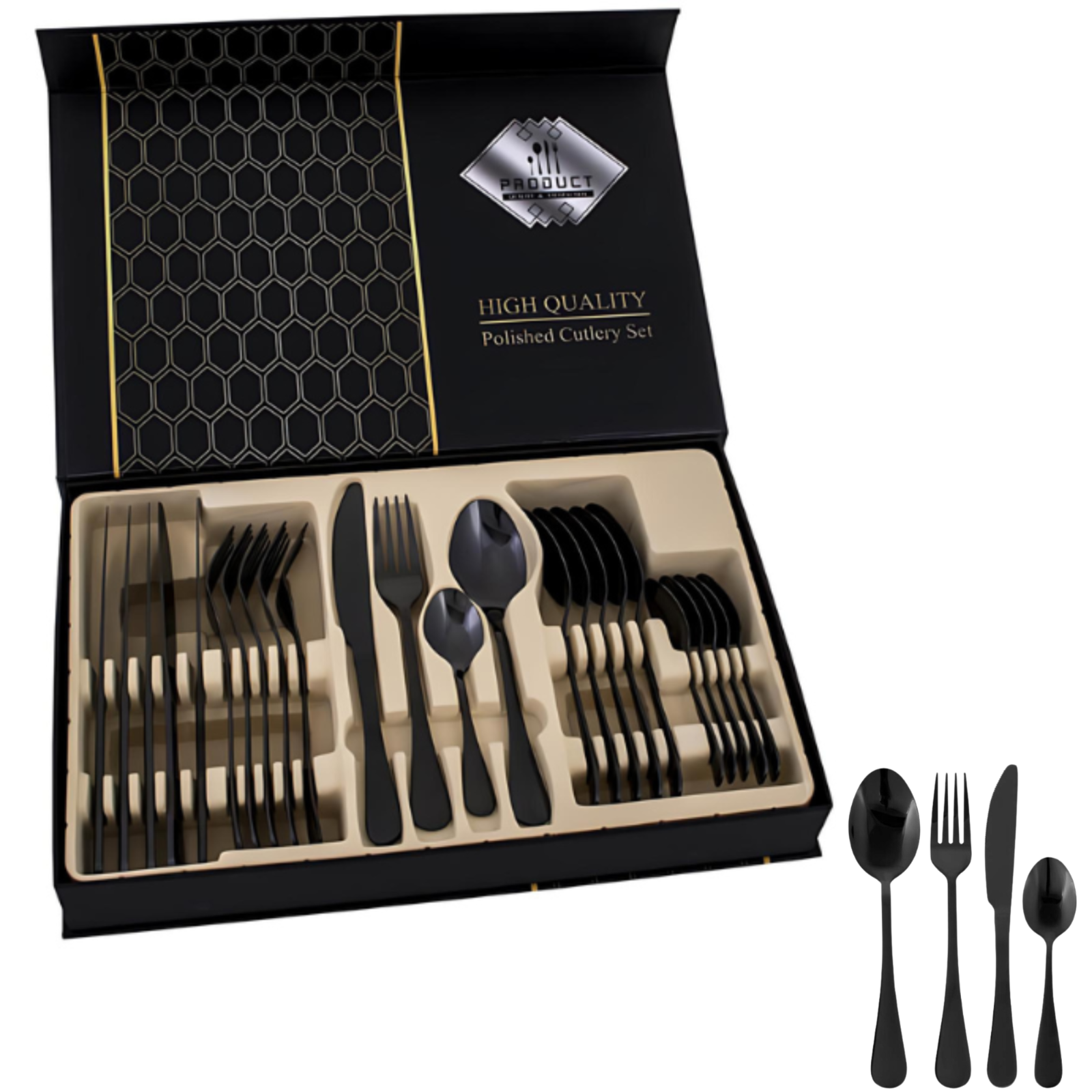 Zestaw Sztućców ze Stali Nierdzewnej – Elegancki Komplet Sztućców