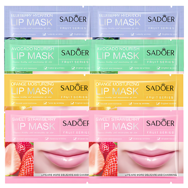 Sadoer Odżywiająca Maseczki do Ust – Regeneracja i Nawilżenie