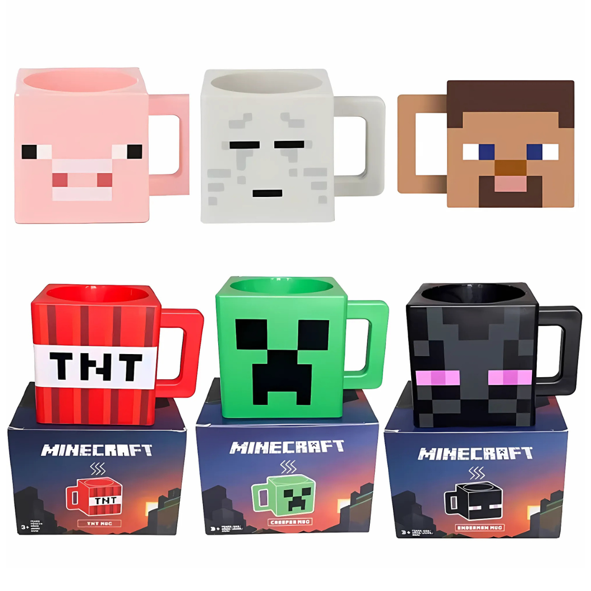 Kubek Blokowy Minecraft – 290 ml Kreatywny Kubek Gracza