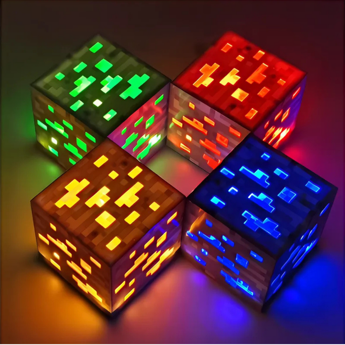 Lampka Minecraft Blok Światła – Pikselowy Klimat do Twojego Pokoju