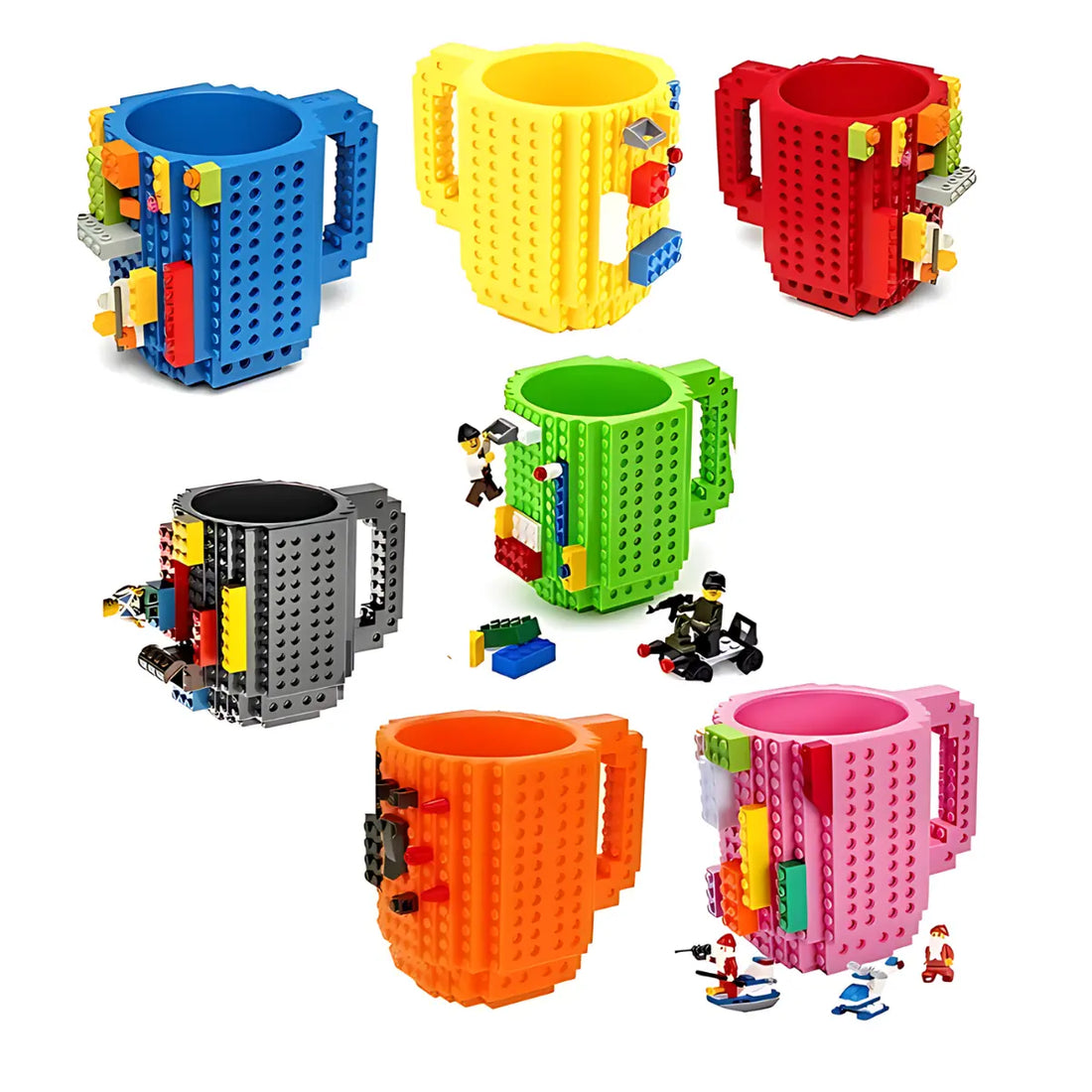 Kreatywny Kubek Klockowy Lego – 350 ml Kubek Konstrukcyjny