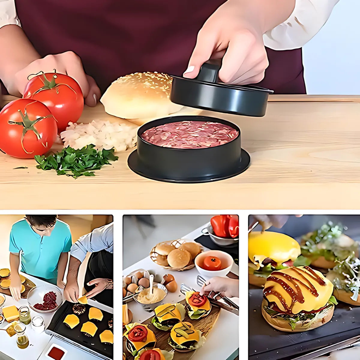 Praska do Burgerów 3w1 – 1