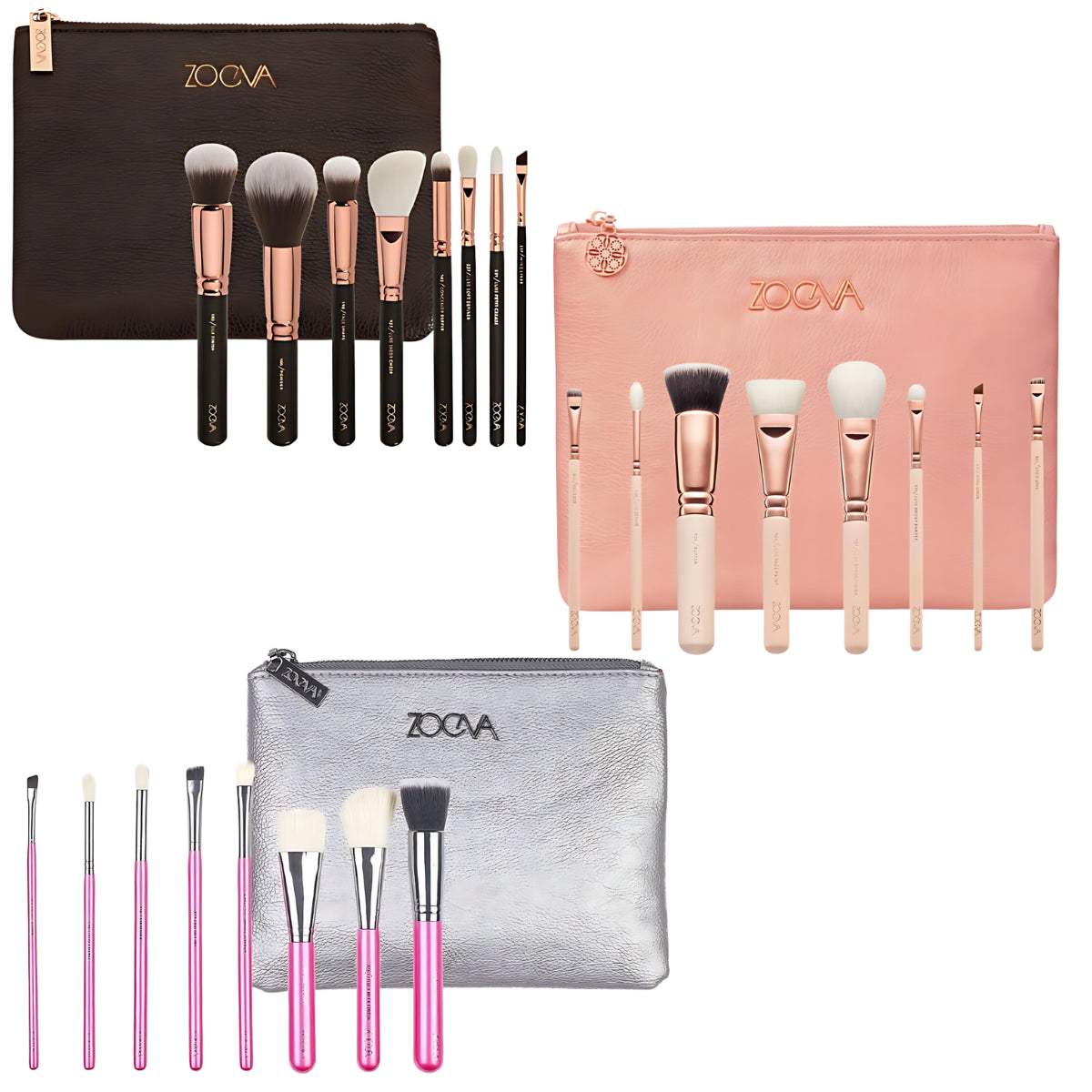 Profesjonalny Zestaw 8 Pędzli do Makijażu z Kosmetyczką – Kompaktowy Zestaw Pędzli-1