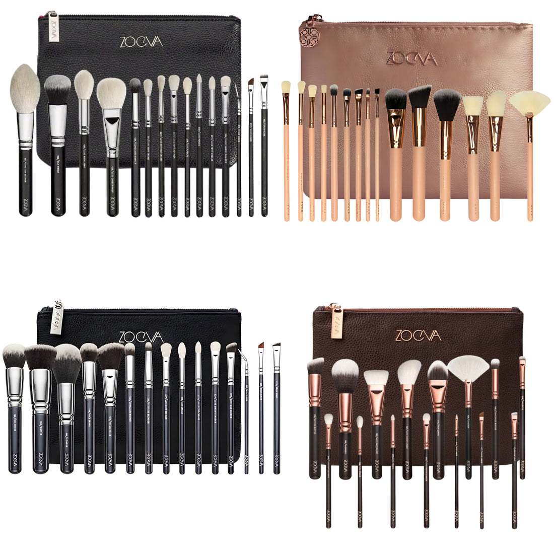 Profesjonalny Zestaw do Makijażu Twarzy i Oczu-Komplet 15 Pędzli do Makijażu-1