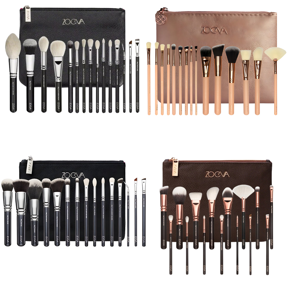 Profesjonalny Zestaw do Makijażu Twarzy i Oczu-Komplet 15 Pędzli do Makijażu-1