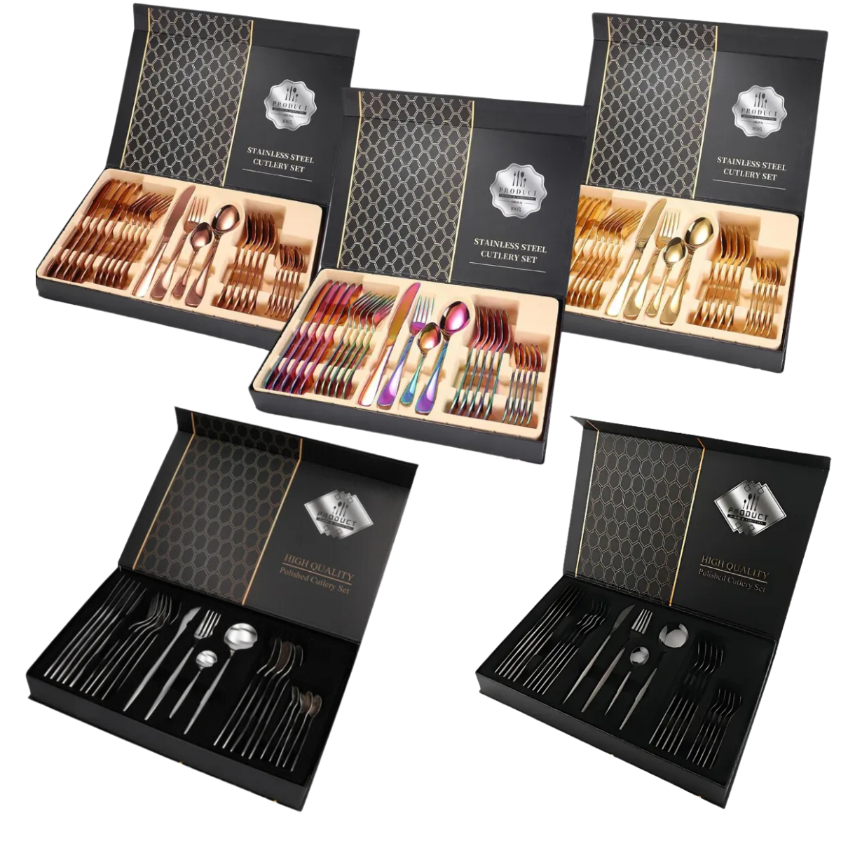 Zestaw Sztućców ze Stali Nierdzewnej – Elegancki Komplet Sztućców