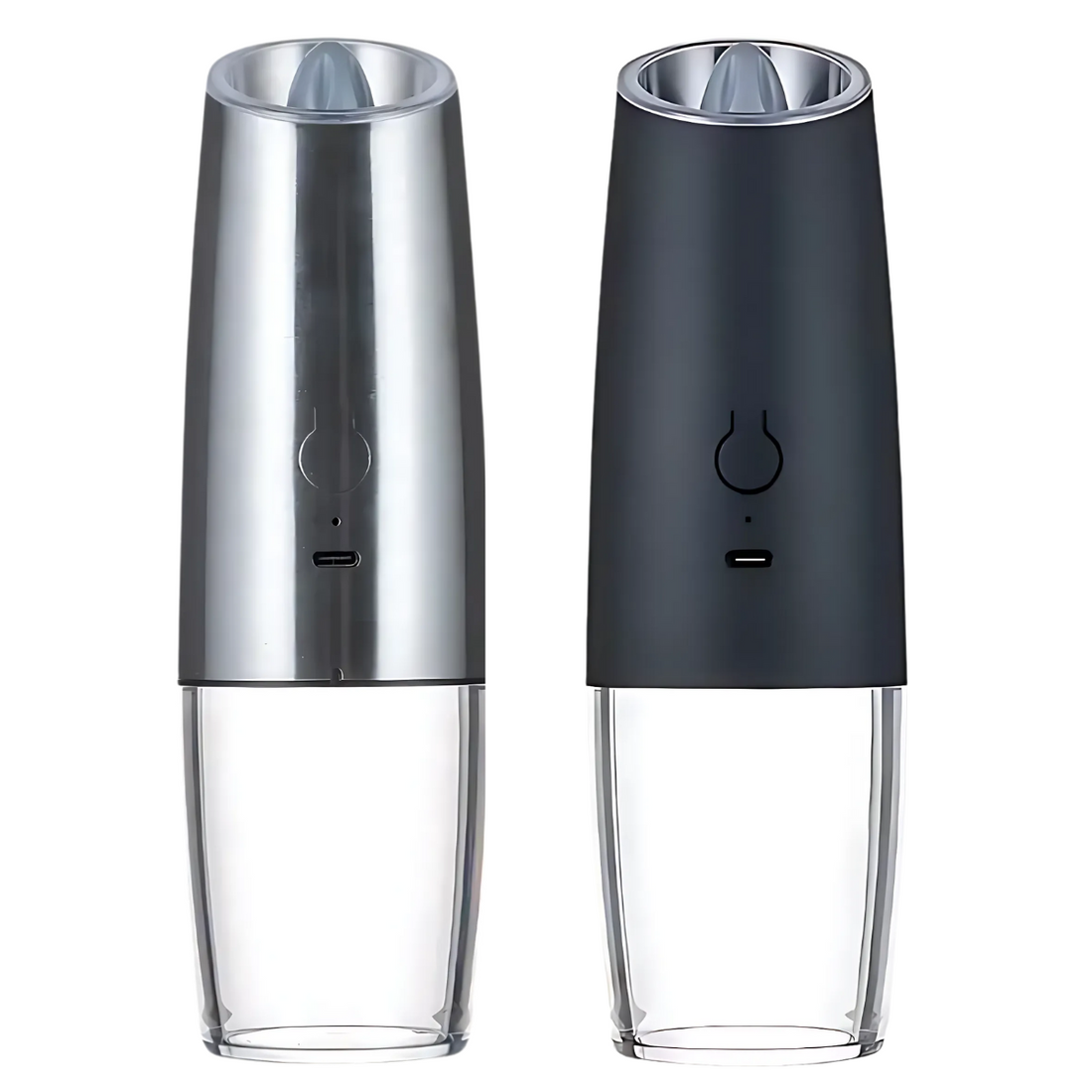 Nowoczesny Elektryczny Młynek Grawitacyjny z USB i Podświetleniem LED – Styl, Wygoda i Precyzja Mielenia