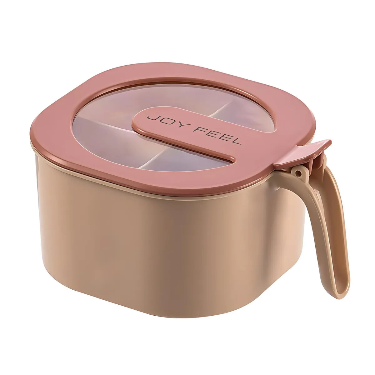 Pudełko na Żywność z 4 Przegródkami – Praktyczny Pojemnik na Lunch