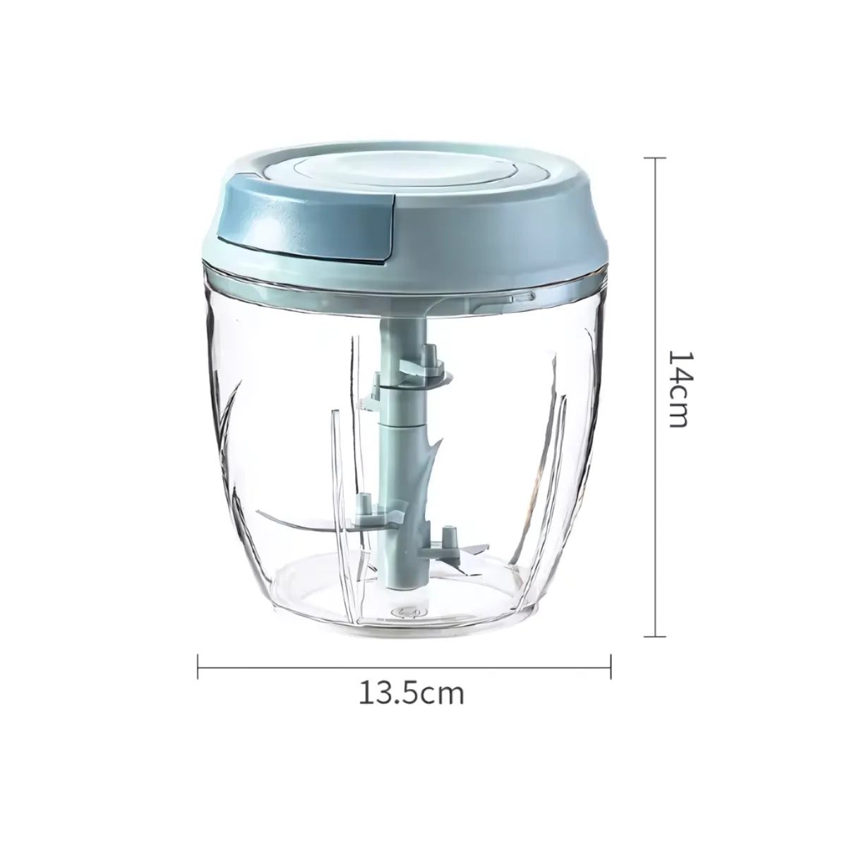 Niebieski Ręczny Rozdrabniacz Żywności – Wielofunkcyjne Narzędzie Kuchenne