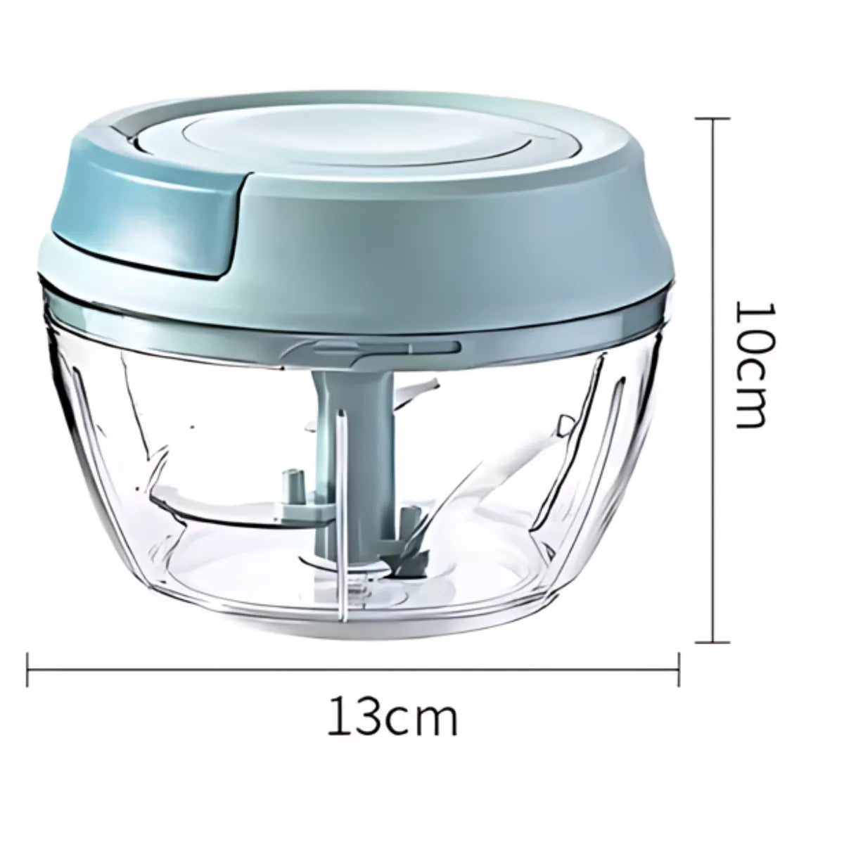 Niebieski Ręczny Rozdrabniacz Żywności – Wielofunkcyjne Narzędzie Kuchenne
