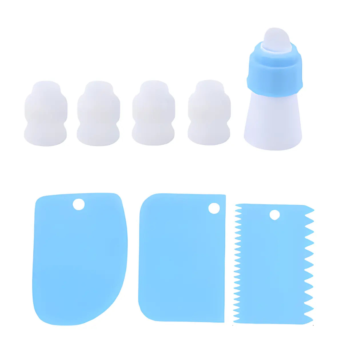 Kompletny Zestaw Cukierniczy do Dekoracji – 66 Elementów do Dekorowania Wypieków