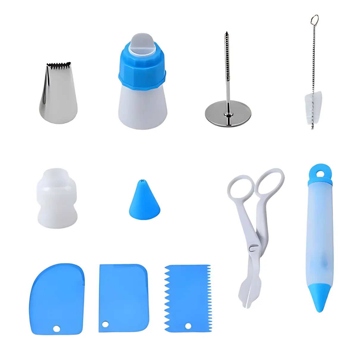 Kompletny Zestaw Cukierniczy do Dekoracji – 66 Elementów do Dekorowania Wypieków