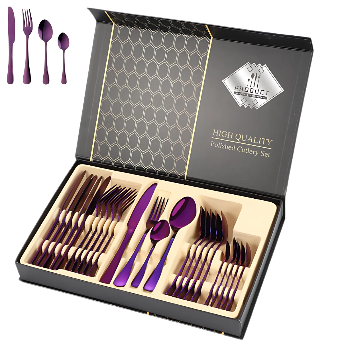 Zestaw Sztućców ze Stali Nierdzewnej – Elegancki Komplet Sztućców