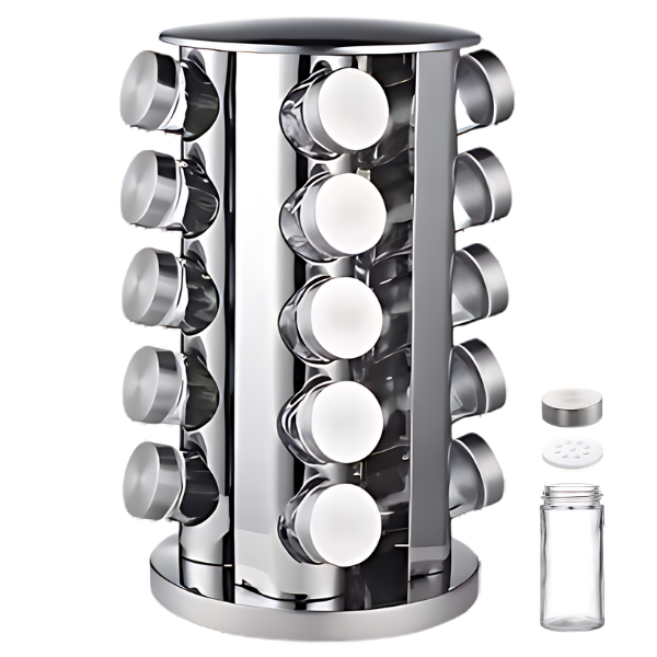 Obrotowy Stojak Na Przyprawy 20 Słoiczków