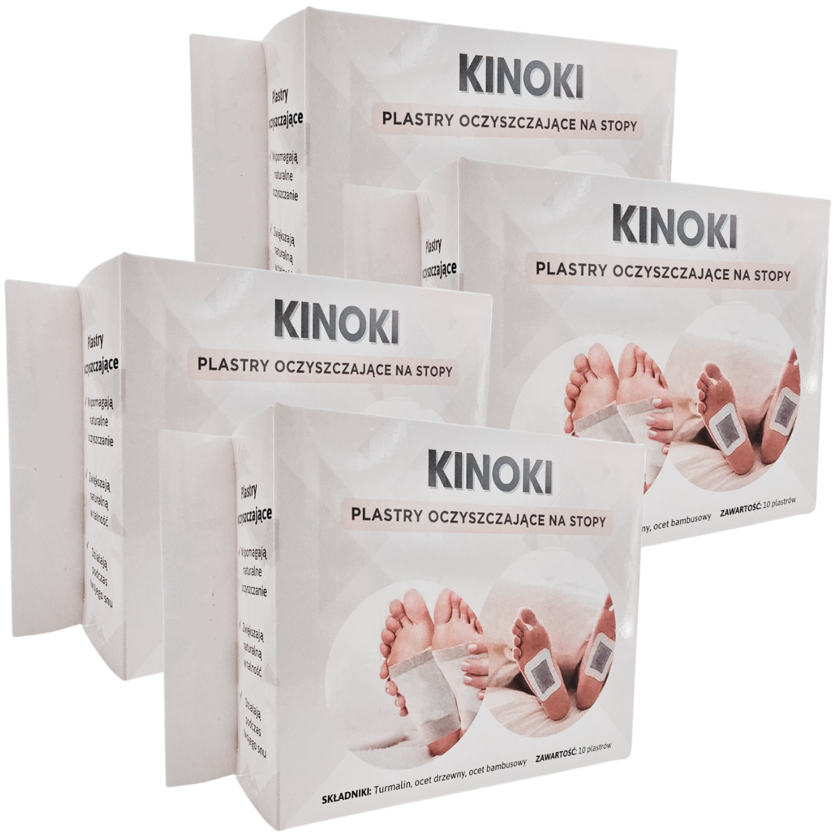 Kinoki Plastry Oczyszczające Na Stopy – Naturalny Detoks