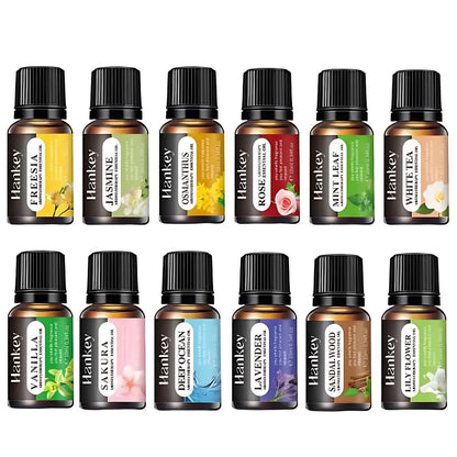 Olejeki Eteryczne Relaksacyjne i Odświeżające 10ml – Aromaterapia i Relaks
