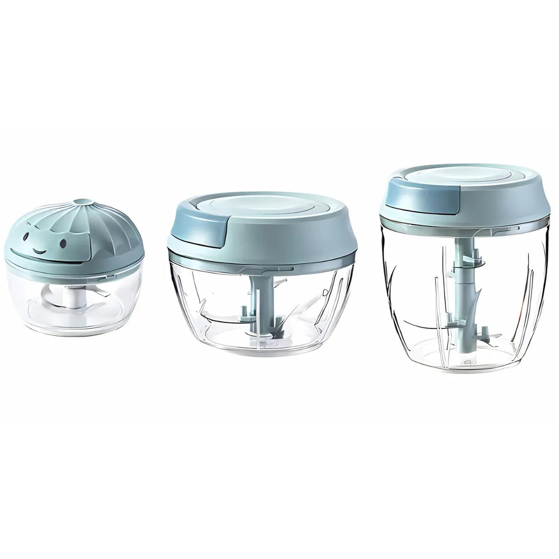 Niebieski Ręczny Rozdrabniacz Żywności – Wielofunkcyjne Narzędzie Kuchenne