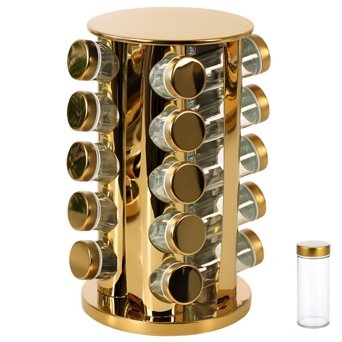 Obrotowy Stojak Na Przyprawy 20 Słoiczków