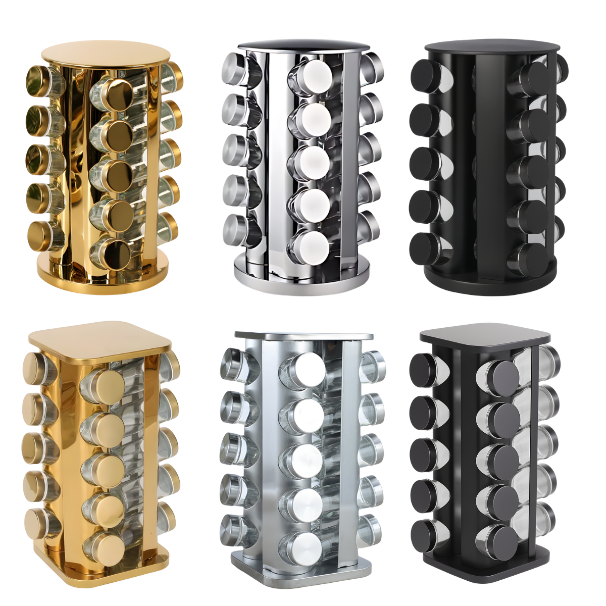 Obrotowy Stojak Na Przyprawy 20 Słoiczków