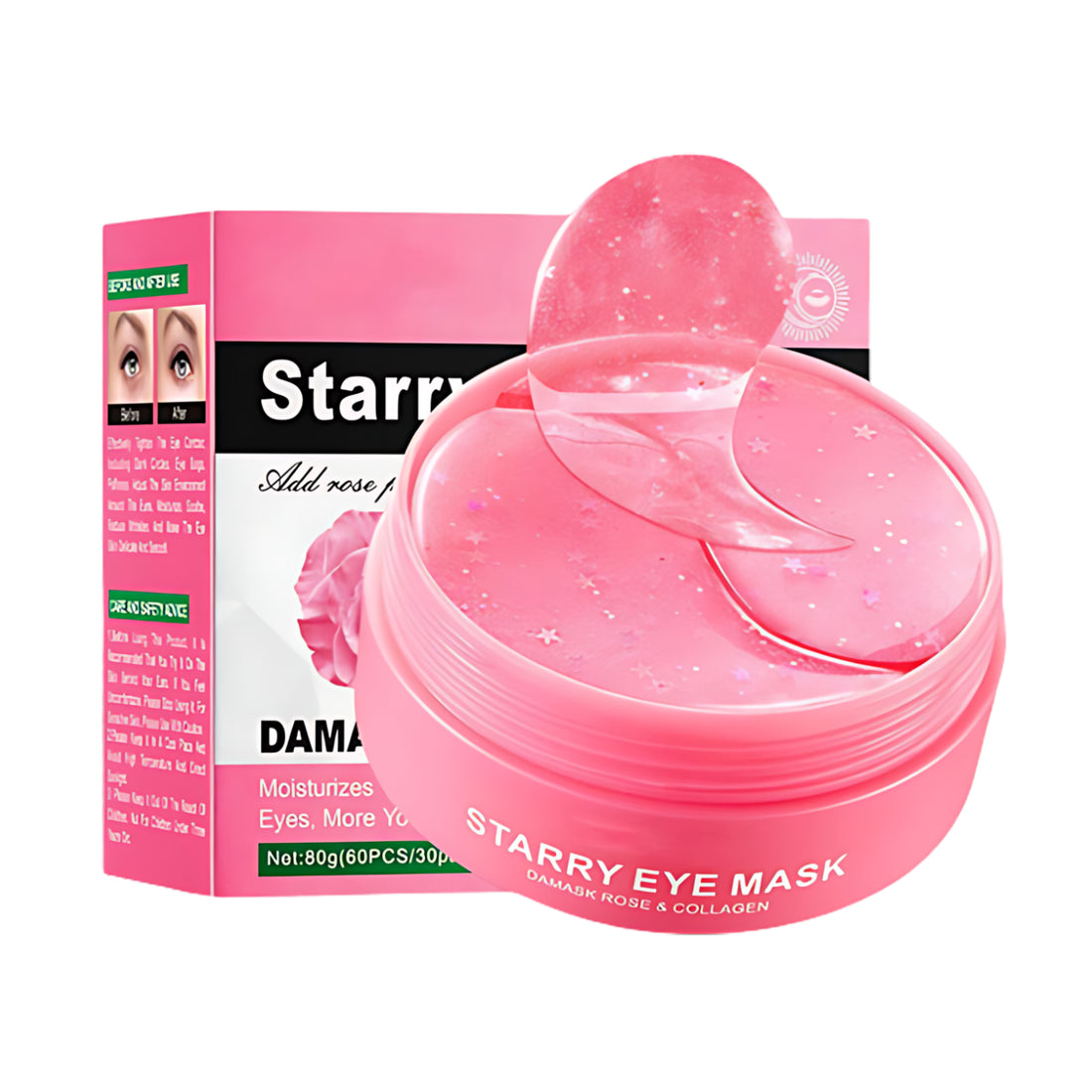 Sadoer Hydrożelowe Płatki Pod Oczy Różane Rosa Collagen-1