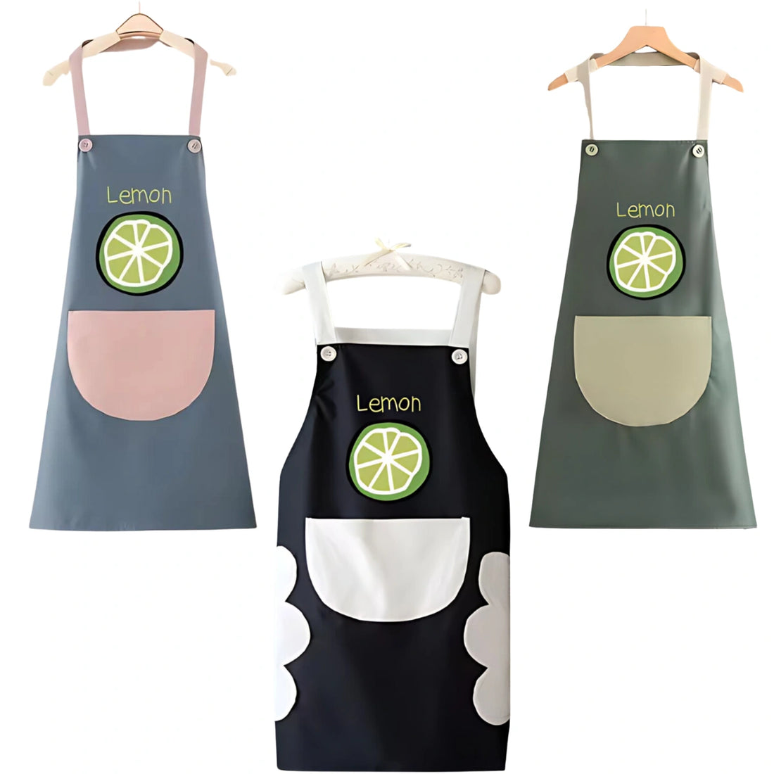 Stylowy Fartuch Kuchenny z Motywem Limonki –1