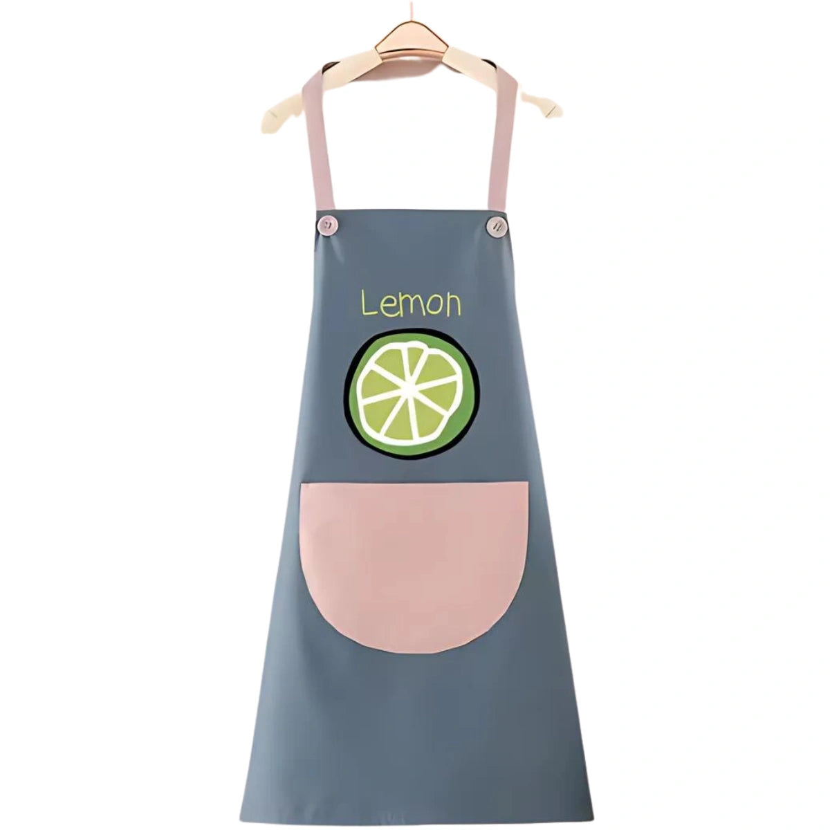 Stylowy Fartuch Kuchenny z Motywem Limonki –4