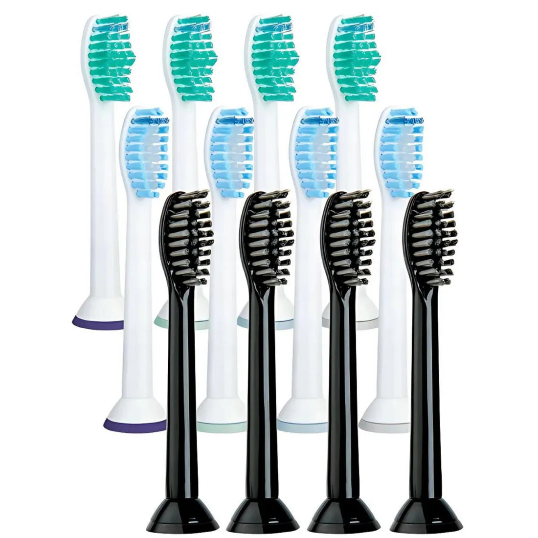 Zestaw 12 Wymiennych Końcówek do Szczoteczek Philips Sonicare-1