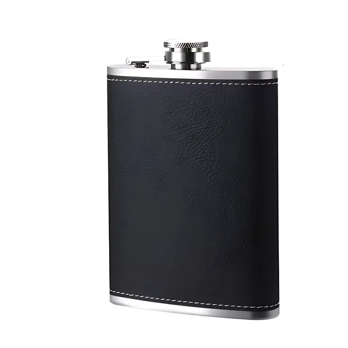 Zestaw Piersiówka, Kieliszki i Etui ze Stali Nierdzewnej – Elegancki Komplet-3